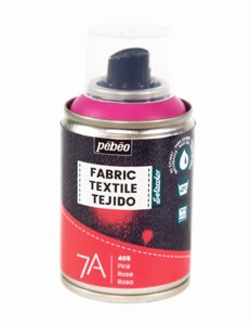 Краска для текстиля Pebeo "7А Spray" в аэрозоли, 100 мл, розовый