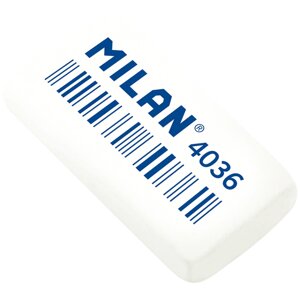 Ластик Milan "4036" прямоугольный синтетический каучук 39*20*8 мм