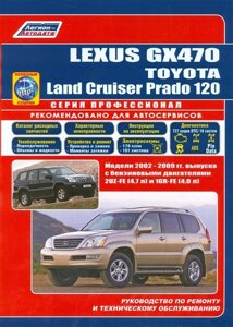 Lexus GX 470. Toyota Land Cruiser Prado 120. Модели 2002-2009 гг. выпуска с бензиновыми двигателями 2UZ-FE (4,7 л.) и 1GR-FE (4,0 л. Руководство по ремонту и техническому обслуживанию (полезные ссылки)