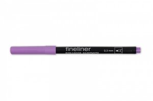 Линер Koh-I-Noor "Fineliner" 0,3 мм, фиолетовый светлый