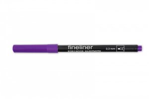 Линер Koh-I-Noor "Fineliner" 0,3 мм, фиолетовый