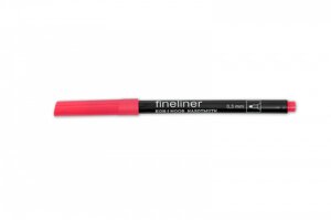 Линер Koh-I-Noor "Fineliner" 0,3 мм, розовый