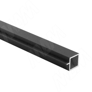 ЛОФТ профиль  для стеклянных полок, черный (краска)L-3000 мм (LFGL3BL)