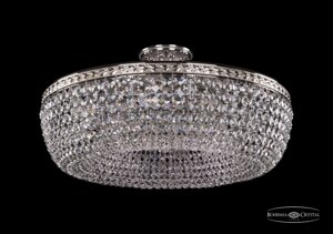 Люстра на штанге Bohemia Ivele Crystal 19031/55IV Ni