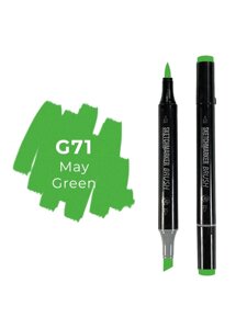 Маркер двухсторонний на спиртовой основе Sketchmarker Brush Цвет Майский зеленый