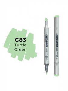 Маркер двухсторонний на спиртовой основе Sketchmarker Цвет Зеленая черепаха