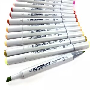 Маркер двухсторонний на спиртовой основе Sketchmarker