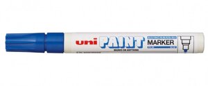 Маркер-краска Uni "Paint" PX-20, 2,2-2,8 мм, алюминиевый корпус, синий