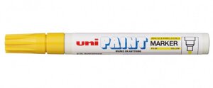 Маркер-краска Uni "Paint" PX-20, 2,2-2,8 мм, алюминиевый корпус, желтый
