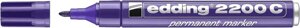 Маркер перманентный Edding "2000C" 1,5-3 мм с круглым наконечником, фиолетовый