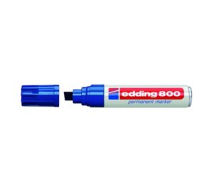 Маркер перманентный Edding "800" 4-12 мм с квадратным наконечником, синий