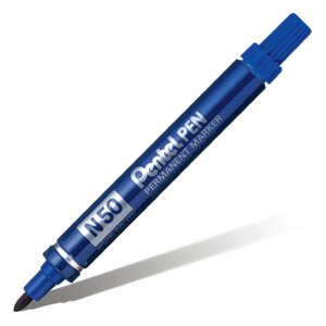 Маркер перманентный Pentel "Pen" 4,3 мм пулеобразный наконечник, синий