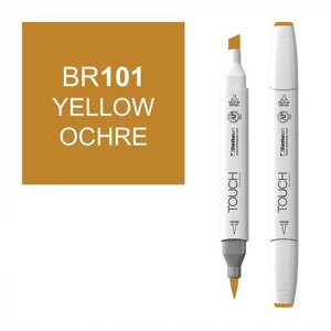 Маркер спиртовой BRUSH Touch Twin цв. BR101 охра желтая