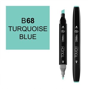 Маркер спиртовой Touch Twin цв. B68 турецкий голубой