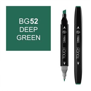 Маркер спиртовой Touch Twin цв. BG52 глубокий зеленый