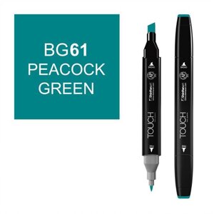 Маркер спиртовой Touch Twin цв. BG61 зеленый павлин