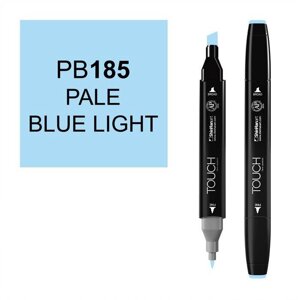 Маркер спиртовой Touch Twin цв. PB185 бледный светло-синий