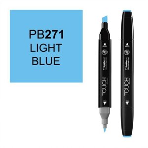 Маркер спиртовой Touch Twin цв. PB271 светло голубой
