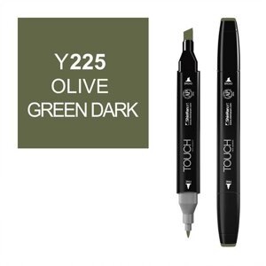 Маркер спиртовой Touch Twin цв. Y225 оливковый зелёный