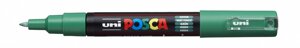 Маркер UNI "POSCA" PC-1M, 0,7 мм, наконечник пулевидный, цвет зеленый
