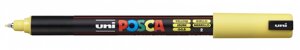 Маркер UNI "POSCA" PC-1MR, 0,7 мм, наконечник игольчатый, цвет желтый