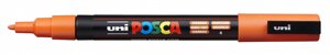 Маркер UNI "POSCA" PC-3M, 0,9-1,3 мм, наконечник пулевидный,4 цвет оранжевый