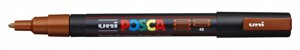 Маркер UNI "POSCA" PC-3M, 0,9-1,3 мм, наконечник пулевидный,42 цвет бронзовый