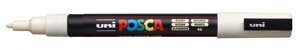 Маркер UNI "POSCA" PC-3M, 0,9-1,3 мм, наконечник пулевидный,46 цвет слоновая кость