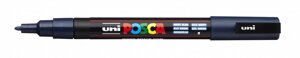 Маркер UNI "POSCA" PC-3M, 0,9-1,3 мм, наконечник пулевидный,9 цвет темно-синий