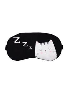 Маска для сна Спящий Котик: Zzz