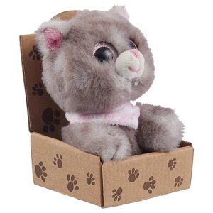 Мягкая игрушка «Кот» в крафт-коробке, 13 см