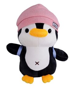 Мягкая игрушка Пингвин с рюкзаком (21х10)