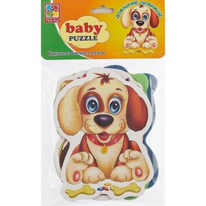 Мягкие пазлы Baby puzzle Домашние любимцы