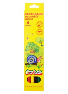 Набор цветн. каранд Каляка-Маляка 6 цв. шестигранные с заточкой акварельные