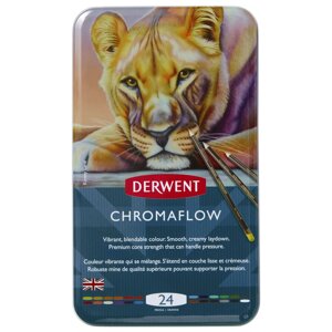 Набор цветных карандашей Derwent "Chromaflow" 24 цв