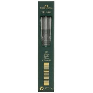 Набор грифелей для цангового карандаша "ТК9071" 10 шт 2 мм, 4H