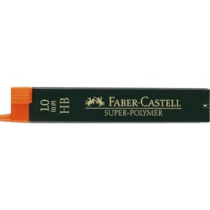 Набор грифелей для механического карандаша "Super Polymer" 12 шт, 1,0 мм