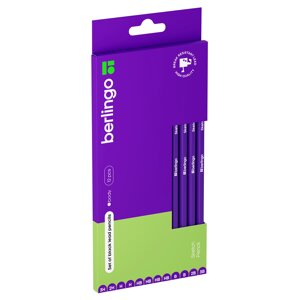 Набор карандашей чернографитных Berlingo "Sketch Pencil" 12 шт., 3H-3B, заточен., картон. упаковка,