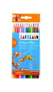 ? Набор карандашей цветных Derwent "Lakeland Colorthin" 12 цв в пластиковой упаковке
