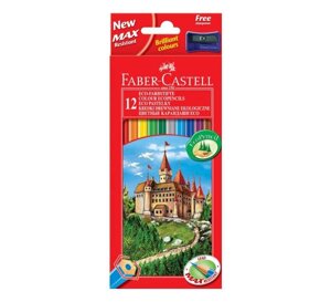 ? Набор карандашей цветных Faber-castell Eco "Замок" 12 цв