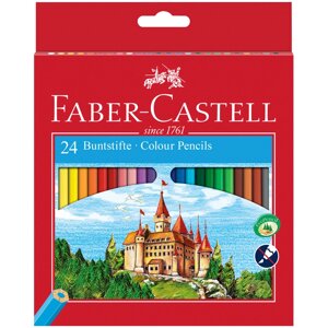 Набор карандашей цветных Faber-castell Eco "Замок" 24 цв