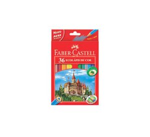 Набор карандашей цветных Faber-castell Eco "Замок" 36 цв + точилка в картоне