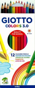 Набор карандашей цветных Fila Glotto "Colors" 12 цв в картоне