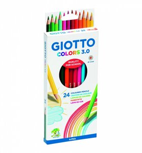 Набор карандашей цветных Fila Glotto "Colors" 24 цв в картоне