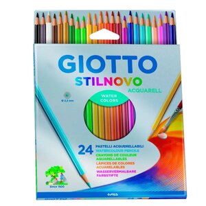 Набор карандашей цветных гексогональных Fila Glotto "Stilnovo Ast" 24 цв, в картонной коробке