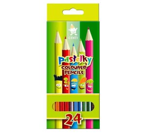 Набор карандашей цветных Koh-I-Noor "Pastelky" 24 шт в картоне