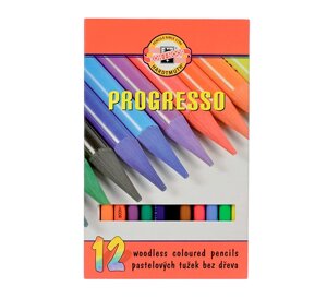 Набор карандашей цветных Koh-I-Noor "Progresso" 12 шт в картоне