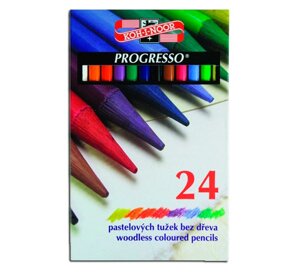 Набор карандашей цветных Koh-I-Noor "Progresso" 24 шт в картоне