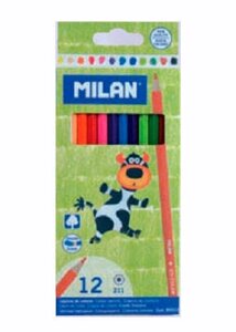 Набор карандашей цветных "Milan" 12 цв в картонной упаковке