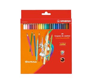 Набор карандашей цветных Stabilo "Swano Color" 24 цв